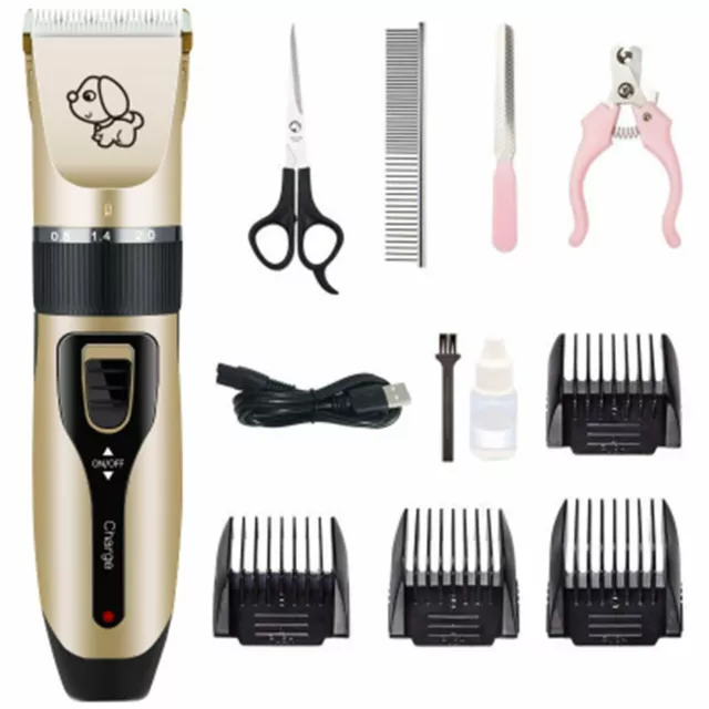 11XPet Dog Animal Hair Clipper Grooming Trimmer Professional Electric Shaver Kit 3