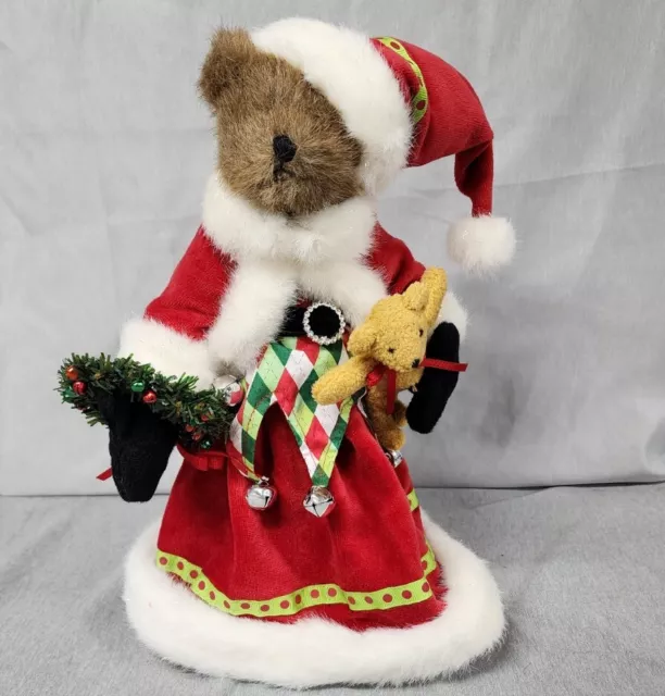 Boyds Bears Plush Christmas Tree Topper Holly with Lil Jolly #4014682