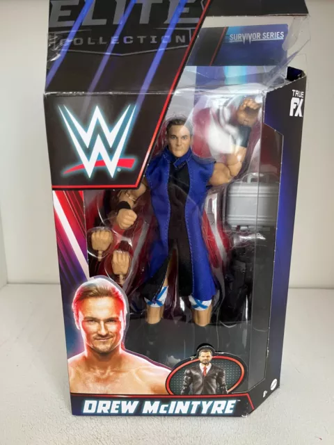 Boxed Wwe Mattel Drew Mcintyre Elite Survivor Series Wrestling Action Figure Baf