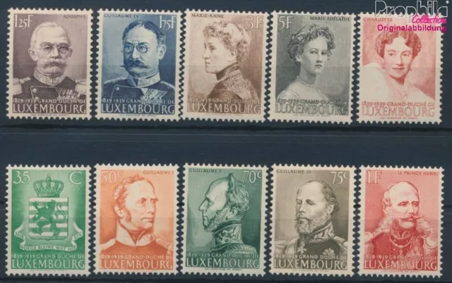 Luxembourg 321-330 (complète edition) neuf avec gomme originale 1939  (10141542