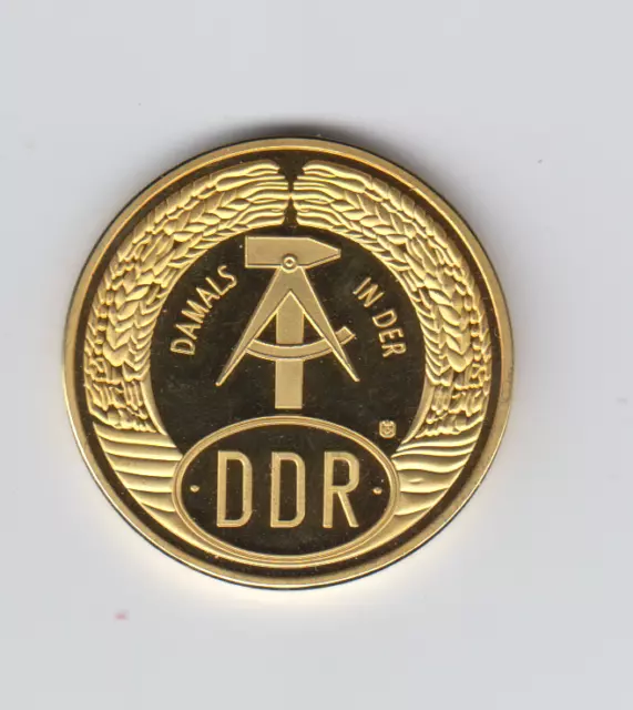 Medaille 20 Jahre Mauerfall aus der Serie damals in der DDR 1989-2009 2