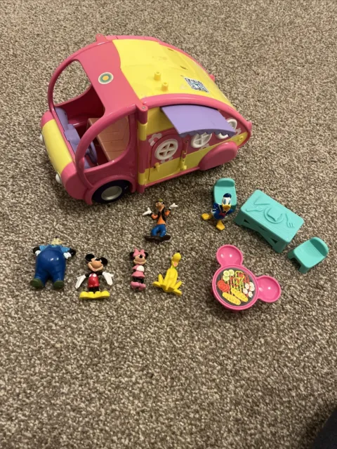 Mickey Mouse Disney Clubhouse Minnie’s  Camper Van Figures & Accessories