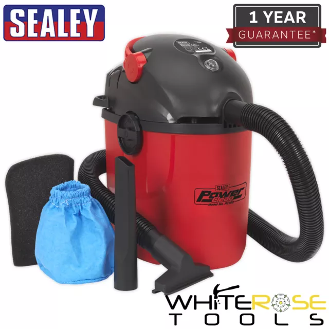 Sealey Vacuum Cleaner Wet & Dry 10L 1000W/230V High Powered