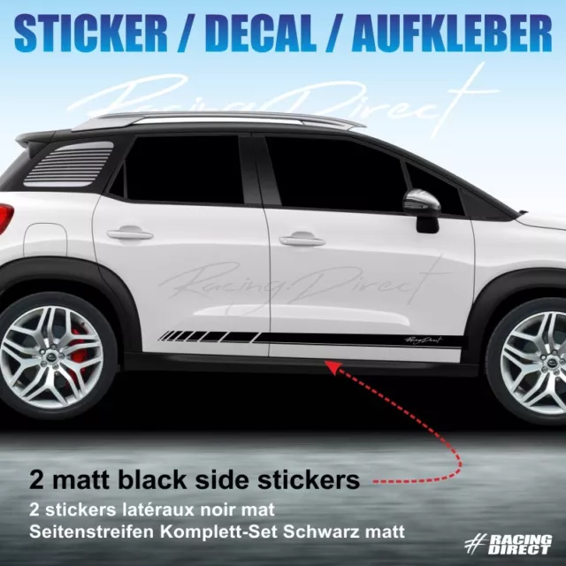 Sticker RACING STRIPE Citroen Cactus C3 Aircross decal aufkleber adesivi  996