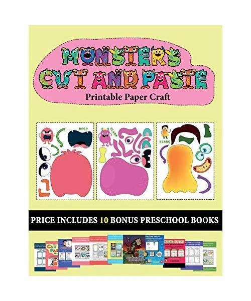 PRINTABLE PAPER CRAFT (20 full-color kindergarten cut and paste ...