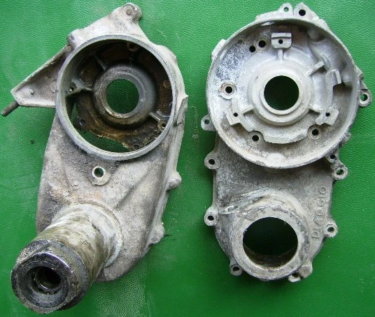 PIAGGIO VESPA FARO Basso 1951- 52 Carter Nudi Usati Vedi Foto EUR