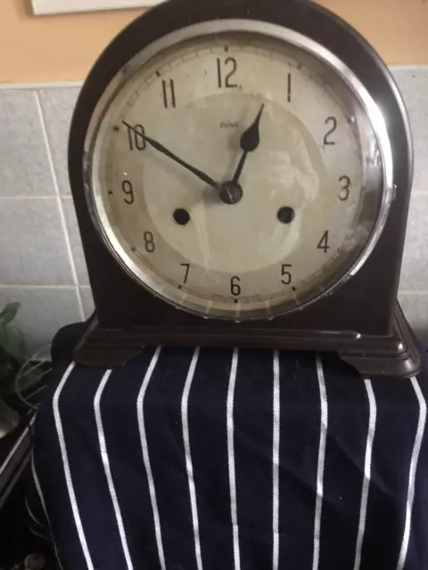 smiths enfield bakelite mantel clock