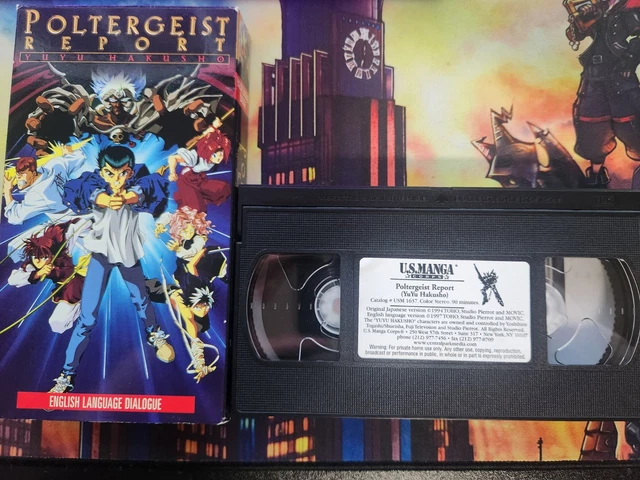 YU YU HAKUSHO: The Movie - Poltergeist Report (VHS, 1997/1994) US Manga