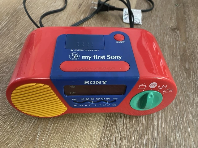 ラジオ・コンポ my first sony ICF-C6000 clock radio ラジオ・コンポ my first sony ICF-C6000 clock radio Vintage