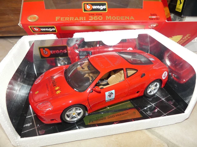 Ferrari 360 Modena Rouge Arrola Burago 1:18