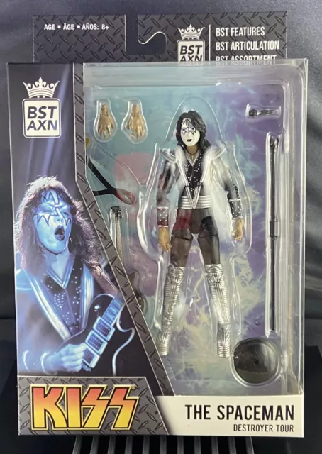 The Loyal Subjects BSTAXN KISS The Spaceman Action Figure Destroyer Tour BNIB