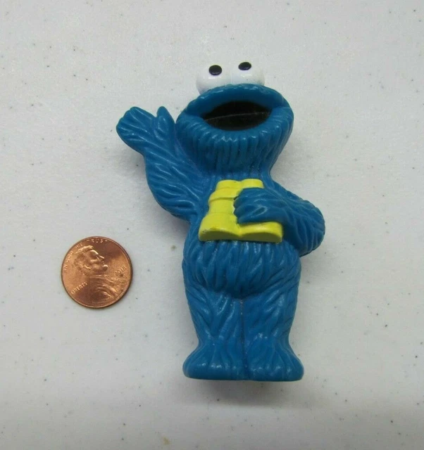 VINTAGE BLUE COOKIE Monster Sesame Street Jim Henson 90s Plush 