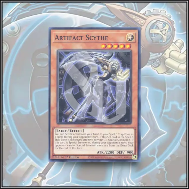 YuGiOh ARTIFACT SCYTHE | GREAT CARD ▪️ 1ST EDITION 💎