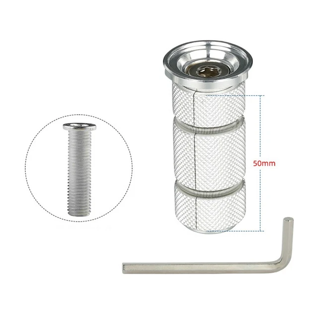 Prise De Compression Remplacement Vélo - Filetage Casque Fourche Carbone MTB 25.4-28.6 Mm