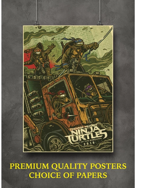 Teenage Mutant Ninja Turtles Movie Art Large Poster Print Gift A0 A1 A2 A3 A4