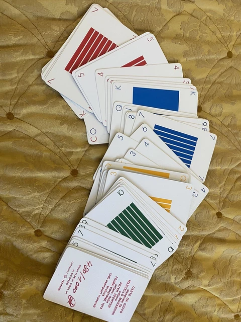 Carte Da Gioco Marcello Morandini Numerate Su 1000 Firmate