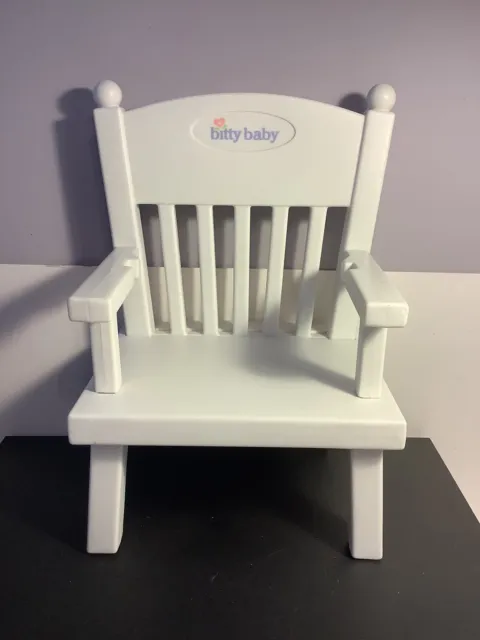 american girl bitty baby white high chair.  baby dolls Perfect Condition