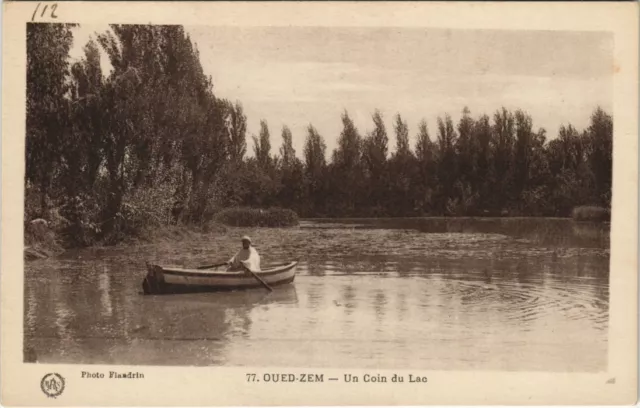 CPA AK MAROC OUED-ZEM Un Coin du Lac Flandrin (38244)