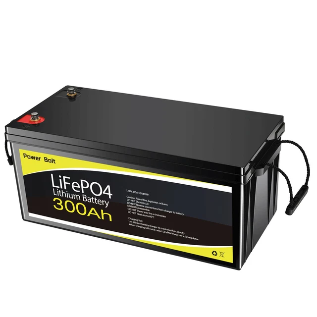 12V 300AH LITHIUM Iron Battery LiFePO4 Rechargeable Deep Cycle RV ...