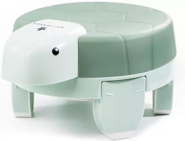 Vasino Bambini WC Portatile Tartaruga 4 in 1 Riduttore Sgabello Pieghevole Nuovo