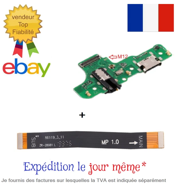 Per Samsung A20s M12 EU Kit connettore di ricarica + cavo di collegamento...