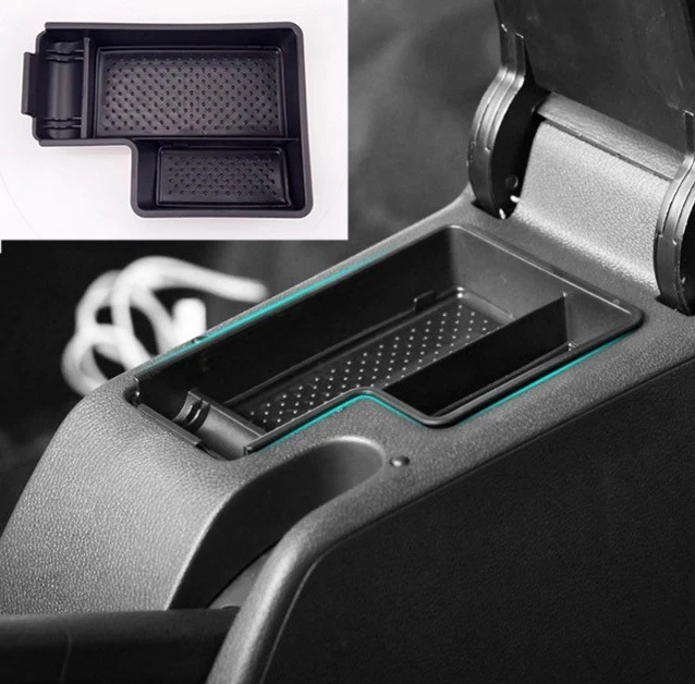 Séparateur De Rangement Pour Accoudoir Mazda MX-5 RF 2015-2019 - Organiseur Plastique ABS, Noir