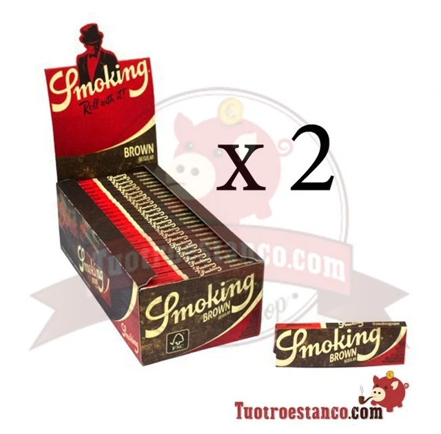 thumbnail interactive-video image 1 of Smoking® Marrone Lunghe King Size Brown Rolling Papers – Pack Of 50 Booklets 1 of 4