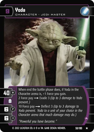 Yoda (A) - Attack of the Clones - Star Wars TCG