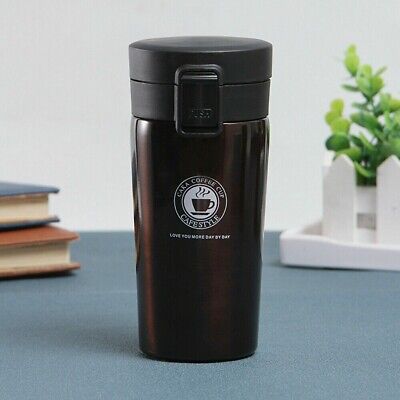 Insulated Travel Coffee Mug Thermos Cup Thermal Stainless Steel Flask Vacuum uk