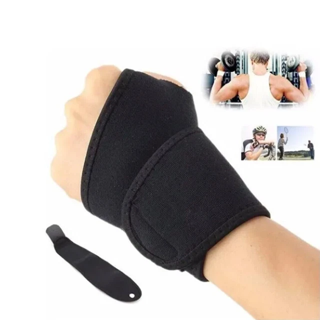 Tutore Polso Bonmedico - Fascia Elastica Per Allenamento, Tennis, Powerlifting, Uomo/Donna - Foto 6