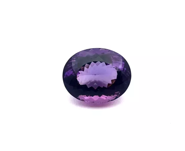 Naturel non Traité Améthyste Ovale à Facettes Desseré Gemme 15.50x19 MM 22.80 CT