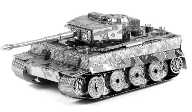 Metal Earth German Tiger 1 Tank 3D Laser Cut Highly Detailed WWII Model