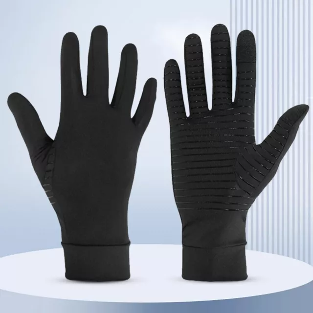 fr 1Pair Wrist Support Gloves Unisex Touchscreen Tips for Men Women Swelling Rel