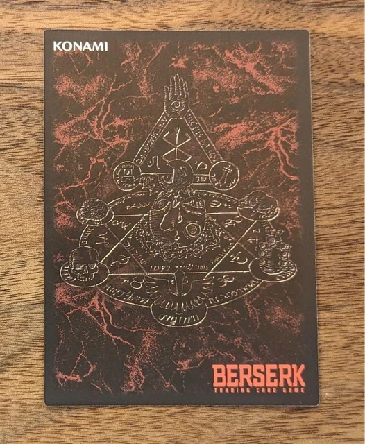 BERSERK TRADING CARD retro anime giapponese Konami Guts Griffith Zodd ...