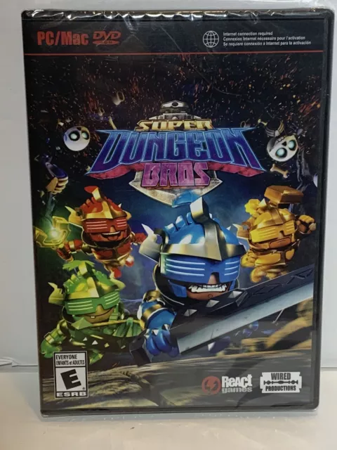 NEW Super Dungeon Bros for PC Mac New Factory Sealed 2019