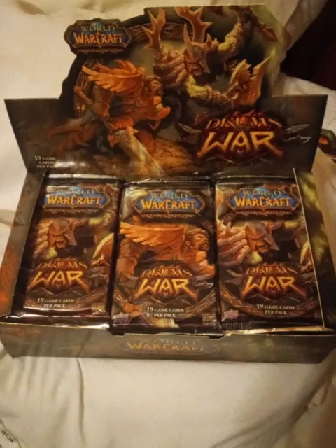 CARD LOT World of Warcraft TCG Drums of War Set 1 In The Drums Of Warlock 24pks