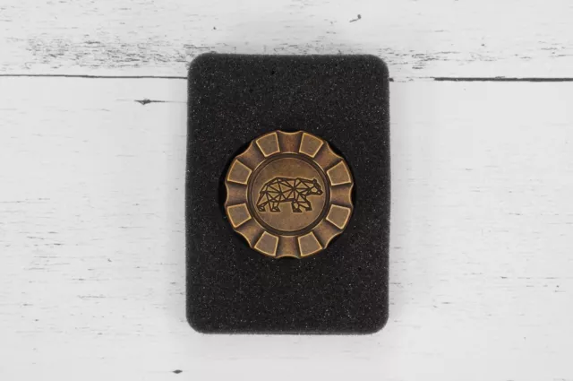 HiTex Gear – Golden State and Star California Grizzly Bear Bronze Chip