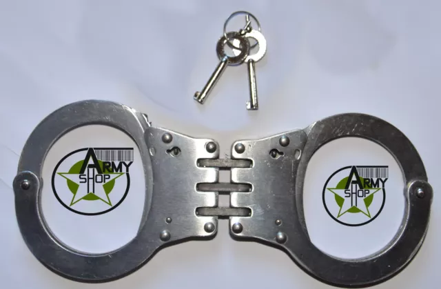 Handschelle mit Gelenk US Police Gelenkhandschelle Army Handcuffs Hand Fessel