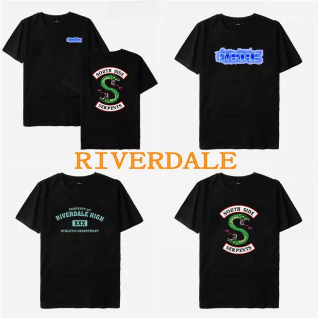 Men Women Fashion TV Series Riverdale T-Shirts Short Sleeve Crew Neck Tee Tops