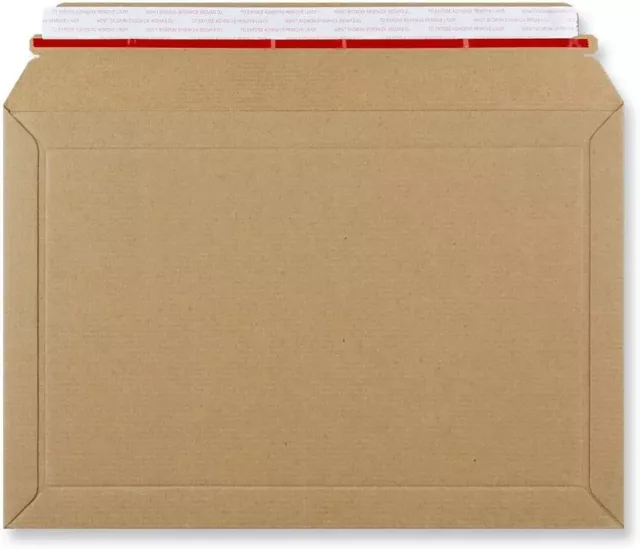 Cardboard Expandable Envelopes 400Gsm Peel And Seal Capacity Book Mailers Boxes