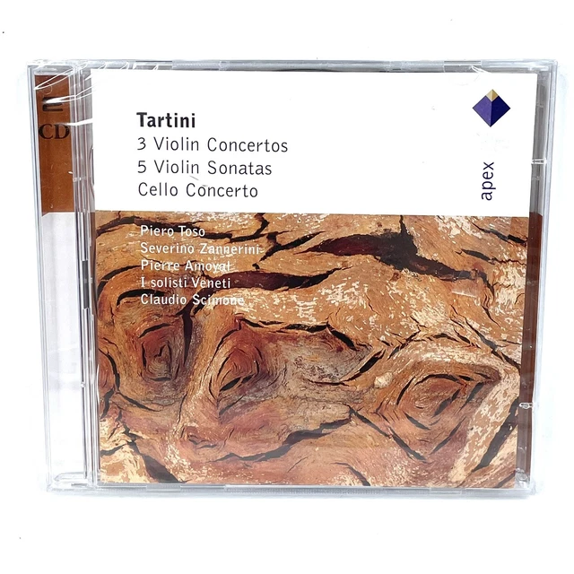 Tartini 3 Violin Concertos 5 Violin Sonatas  Cello Concerto CD NEW