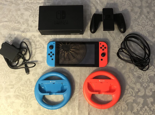 Nintendo Switch Console Bundle with Red/Blue Joy-Cons (HAC-001)