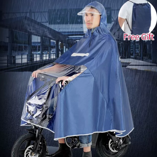 UNISEX PIOGGIA PONCHO Impermeabile Mantella per Moto Mobilità Scooter  Rotelle EUR 38,54 - PicClick IT
