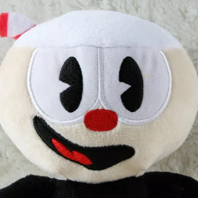 10'' Cuphead Game Plush Doll Cuphead or Mugman Mecup Brocup kids Gift US Stock 3