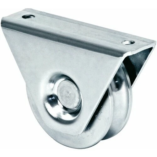 Roue à gorge ronde 327 - support extérieur - roulement à billes COMUNELLO