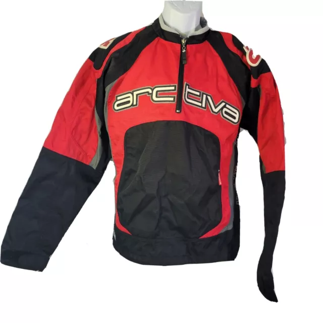 ARCTIVA Comp RR2 Black Red Mens Large Waterproof Durable Snowmobile Shell Coat