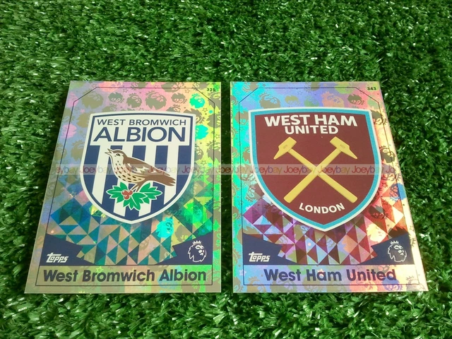16/17 West Bromwich Albion - West Ham Basis Kartenspiel Attax 2016 2017