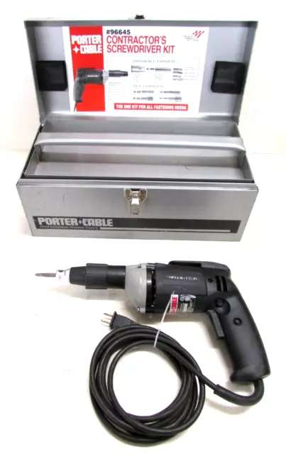 Porter Cable Tools Electronic Drywall Driver, 120V, 5.5A, 0-2,500 Rpm, 6645 Ehd