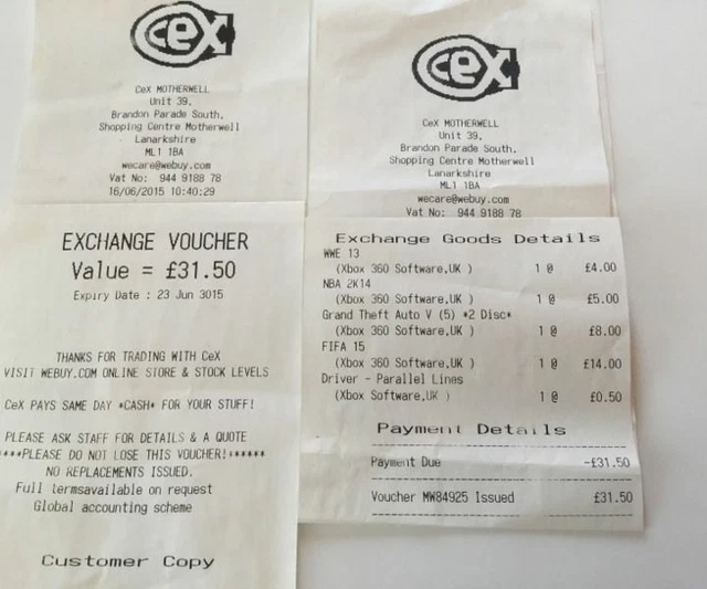 £80 CEX VOUCHER / e-Voucher / Credit Voucher £70.00 - PicClick UK