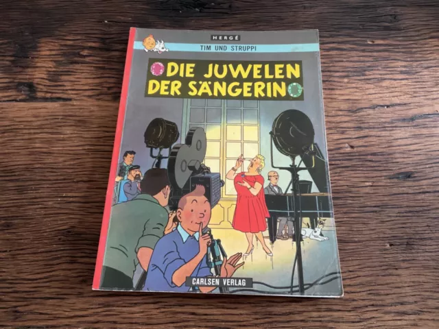 Tim und Struppi Carlsen Die Juwelen der Sängerin 6. Auflage 1976